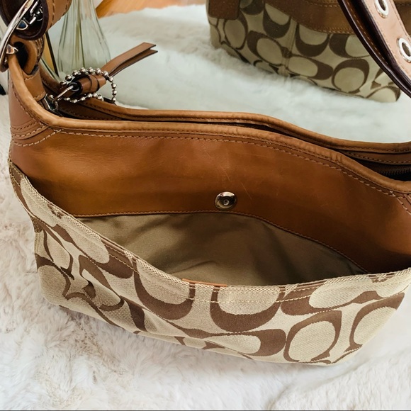 2000s Coach Boho Signature Shoulder Bag Vintage - Picture 4 of 12